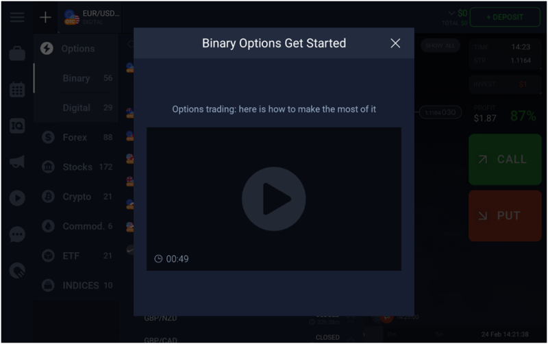 Iq binary options apk